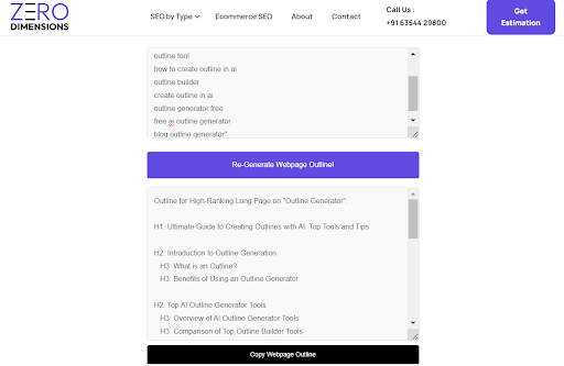 Overview of a meta description generator tool layout, highlighting features like character count limit, keyword optimization, customization options, user-friendly interface, and content analysis for SEO improvement.